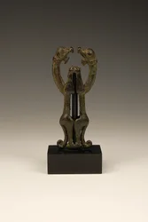 Bronze Lion Finial, 9th-8th Century BC